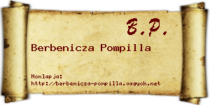 Berbenicza Pompilla névjegykártya